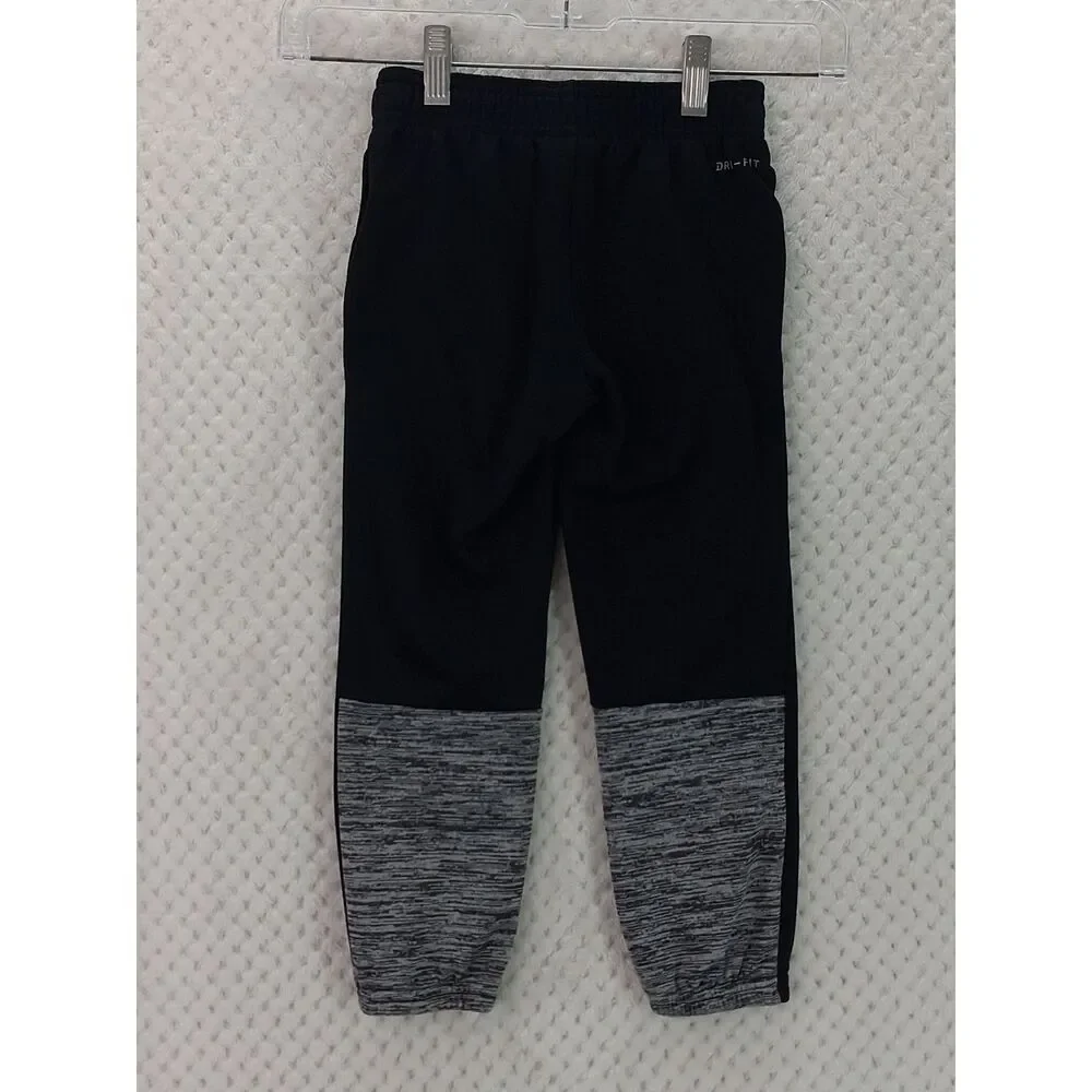 Nike Dri-Fit Therma Youth 4/5 Small Black Athletic Sweatpants